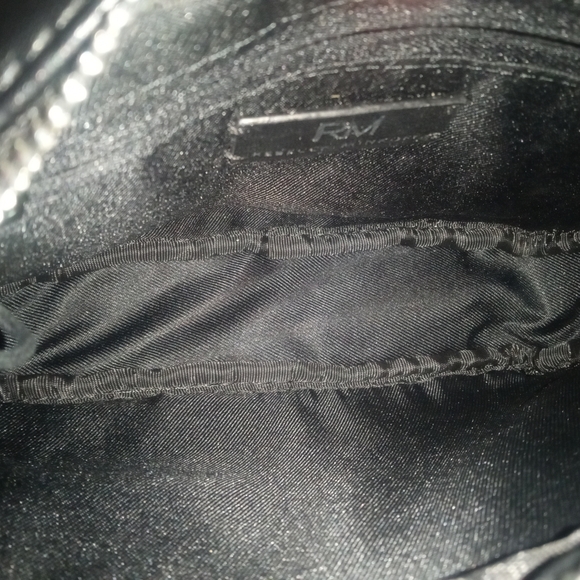 Rebecca Minkoff Black Quilted Crossbody Bag with Silver Chain - Picture 9 of 9